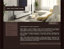 Tablet Screenshot of finaltouchhomestaging.ca